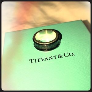Tiffany 1837® Titanium & Silver Ring